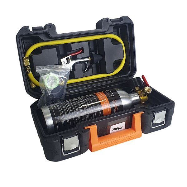Kit Garrafa Injetora Inox p/ Fluidos 141B Limpeza de Ar SURYHA 80150230