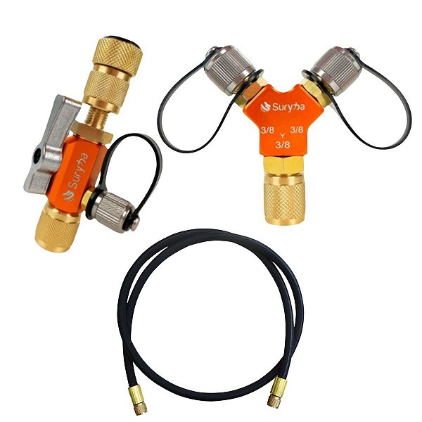 Kit Vácuo Otimizado Válvula 5/16 + Adaptador Y + Mangueira de Vácuo 3/8"