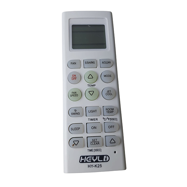 Controle Remoto Similar p/Ar Condicionado Split HY-K25 HEYLI