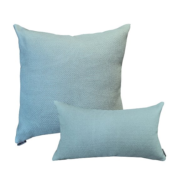Kit Capa Almofada Decorativa Suede Ziper Invisivel Luxo 50x50cm + Capa 30x50cm