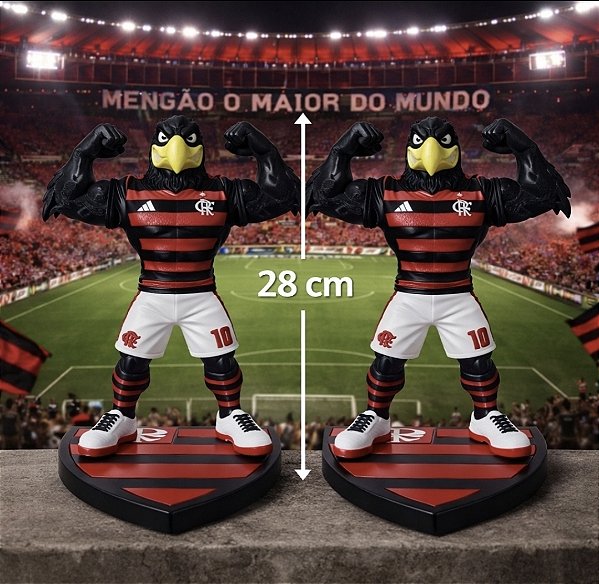 Mascote Flamengo Urubuzao 28 cm
