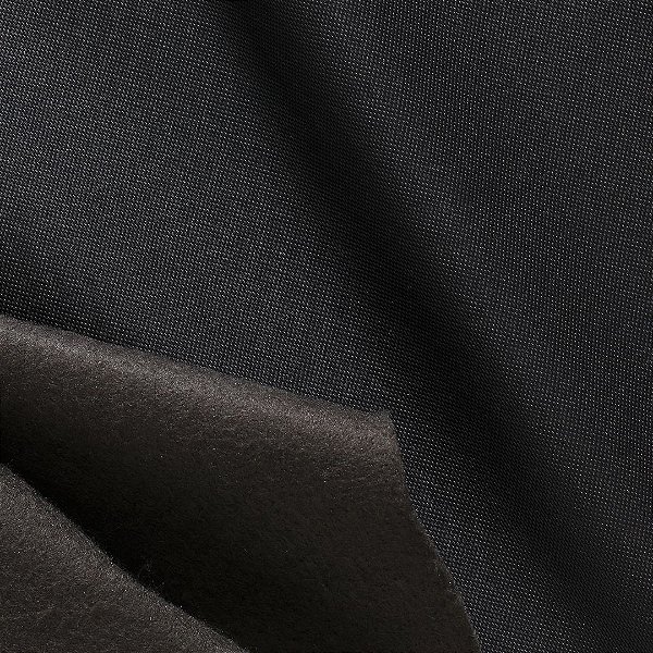 Tecido Sintético Corano Canvas Preto - 2238