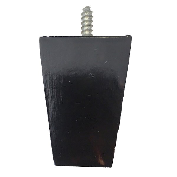 Pé Mini Trapézio para Móveis cor Tabaco 6,5 cm de altura