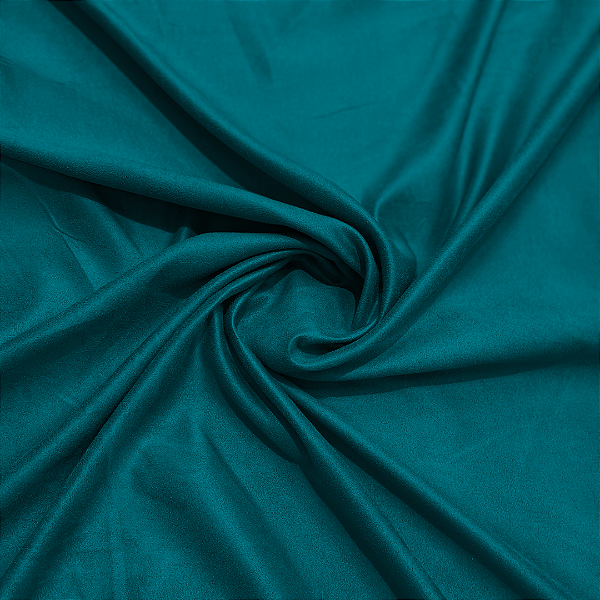 Tecido Suede Camurça Liso Turquesa
