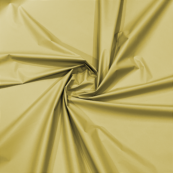 Tecido Impermeável Nylon 70 Capa Liso Amarelo Ouro