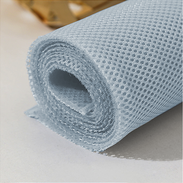 Tecido Tela Mesh Spacer Areada Azul Bebe