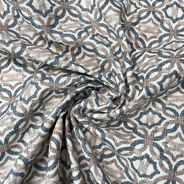 Tecido Karsten Acquablock Interno Antimancha Gradil Jeans e Bege Marble 97