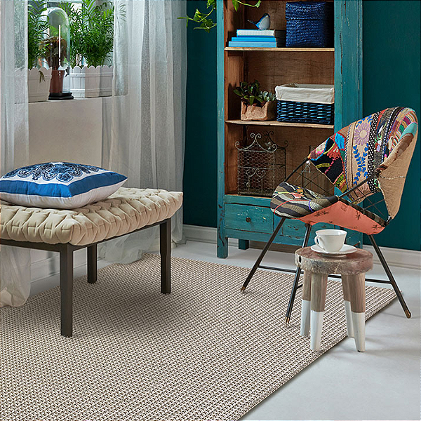 Tapete Para Sala São Carlos Tecido Serido N Crepe 0,75x1,50 Metros