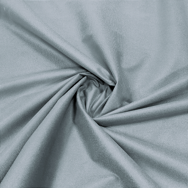 Tecido Veludo Cinza Liso