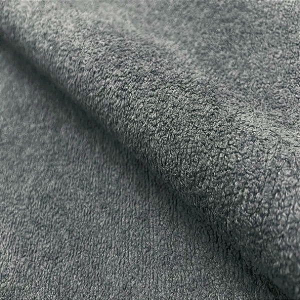 Tecido para Moveis e Decoração Boucle  Dublado Grafite