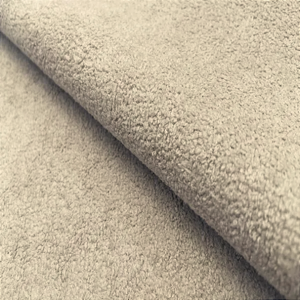 Tecido para Moveis e Decoração Boucle  Dublado Bege