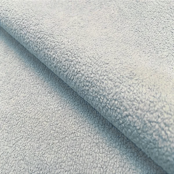 Tecido para Moveis e Decoração Boucle  Dublado Prata