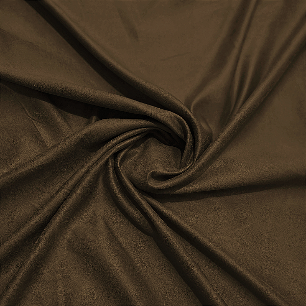 Tecido Suede Camurça Liso Marrom Claro