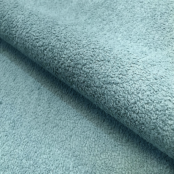 Tecido para Moveis e Decoração Boucle  Dublado Splash Azul