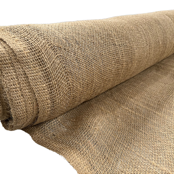 Tela de Juta Natural para Decoração Artesanato Aberta 1 Metro