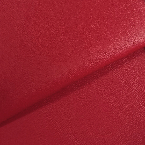 Tecido Courvin Náutico Liso Sintético Para Moveis e Embarcações York DT7617 Vermelho- Largura 1,40m