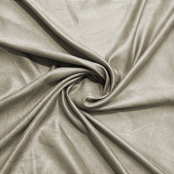 Tecido Suede Camurça Liso Bege