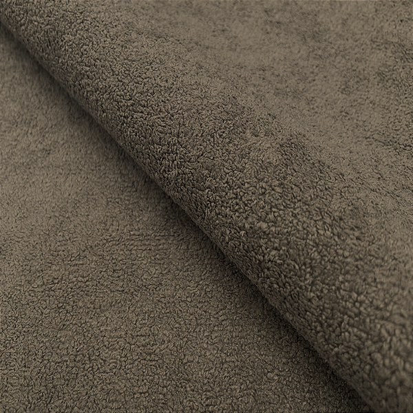 Tecido para Moveis e Decoração Boucle Dublado Marrom