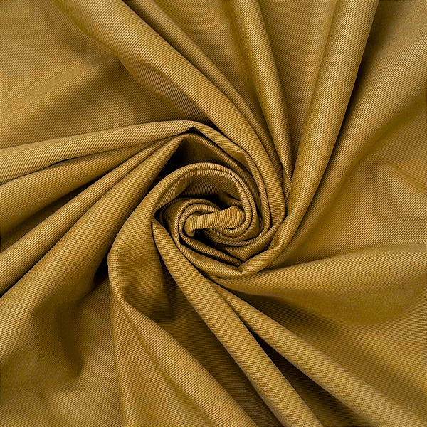 Tecido Sarja Peletizada 100% Algodão Delfi Dourada