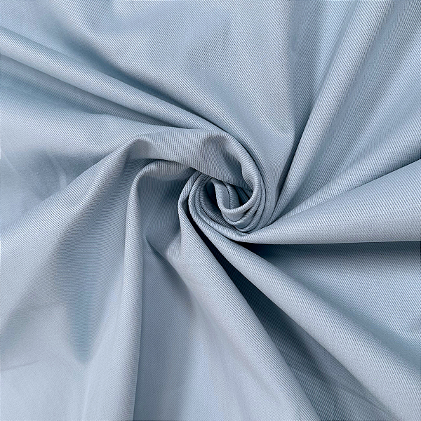 Tecido Sarja Peletizada 100% Algodão Delfi Azul Bebe