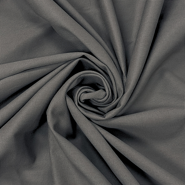 Tecido Sarja Peletizada 100% Algodão Delfi Cinza