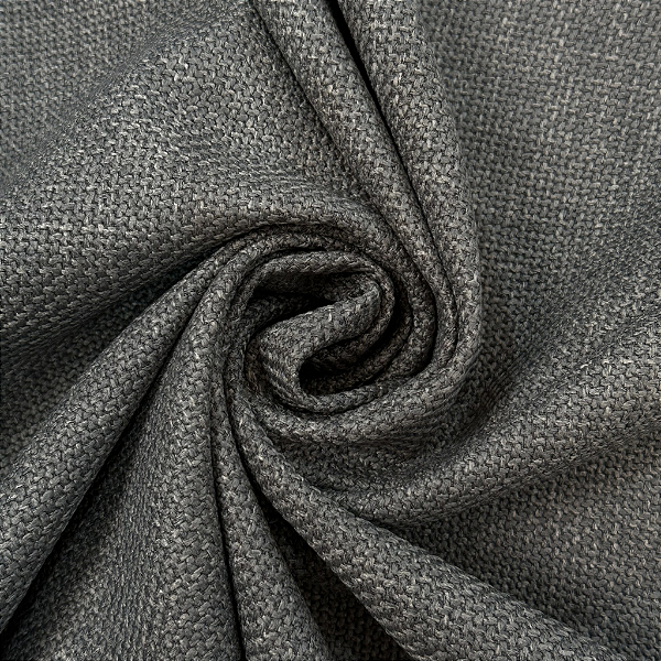 Tecido Linho Rústico Lincoln 100% Poliéster Para Sofá Decoração Niquel