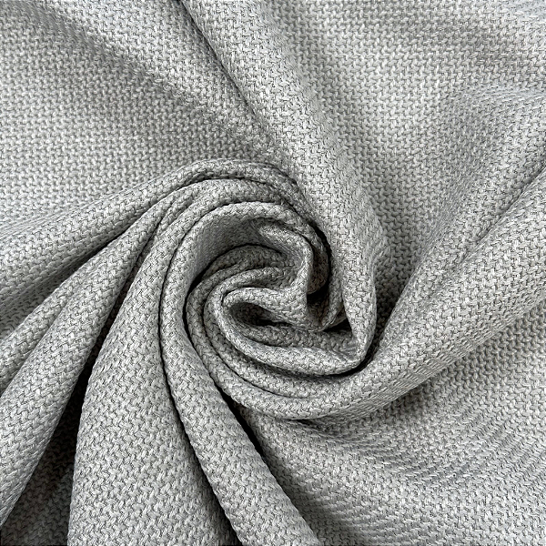 Tecido Linho Rústico Lincoln 100% Poliéster Para Sofá Decoração Gelo