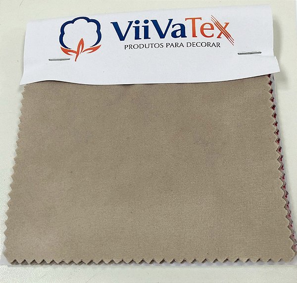 Mostruário de Tecido Veludo Ultraconfort Viivatex - Amostra de 10x10 cm.