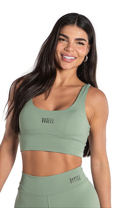 Top Du Sell Hyper Decote Redondo Alças e Bojo Removível