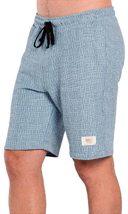 Bermuda Masculina Du Sell Tweed Flat