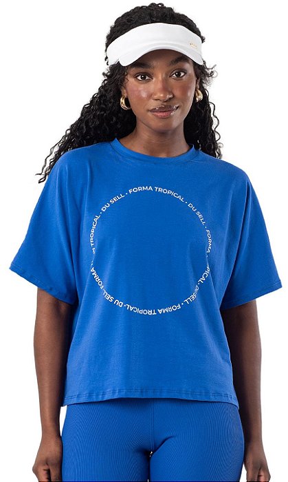 Cropped Du Sell Silky Cotton com Estampa