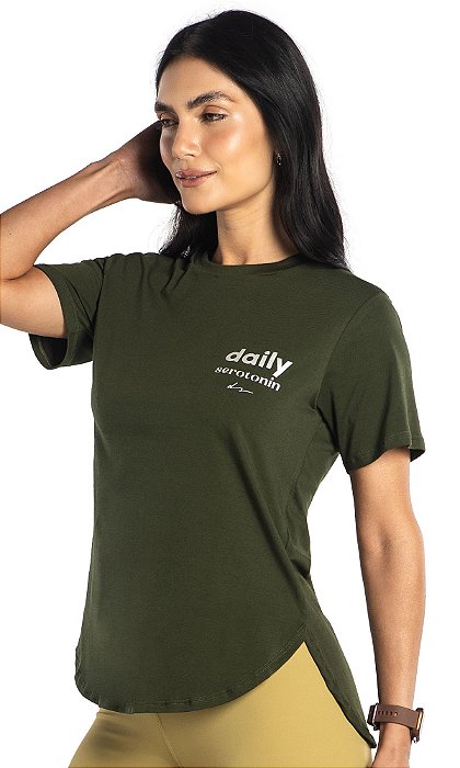 Blusa Du Sell Silky Cotton Arredondada