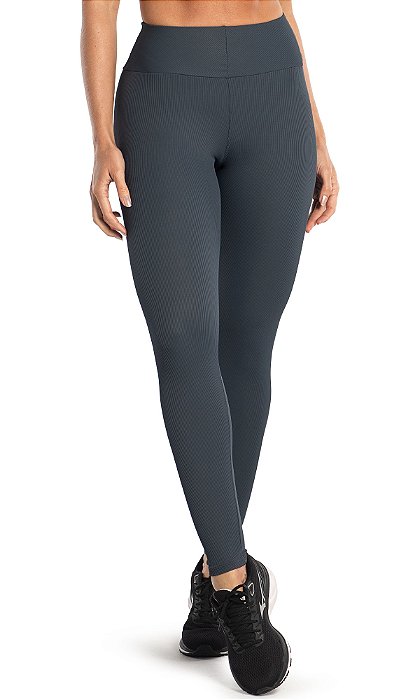 Legging Du SelI Fit Canelado Cós Invertido