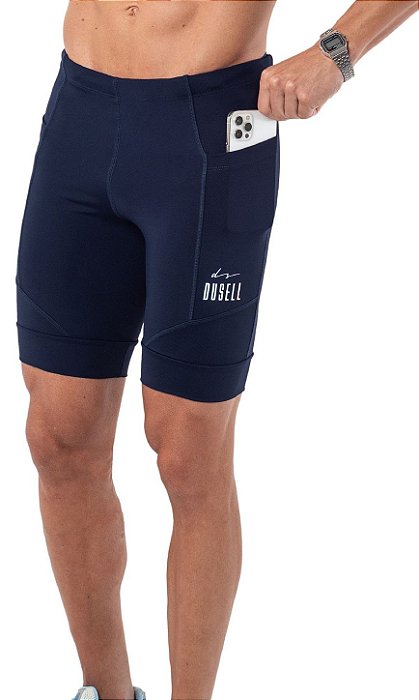 Bermuda Masculina Du Sell Hyper Run Bolsos UV 50+ Easy Care