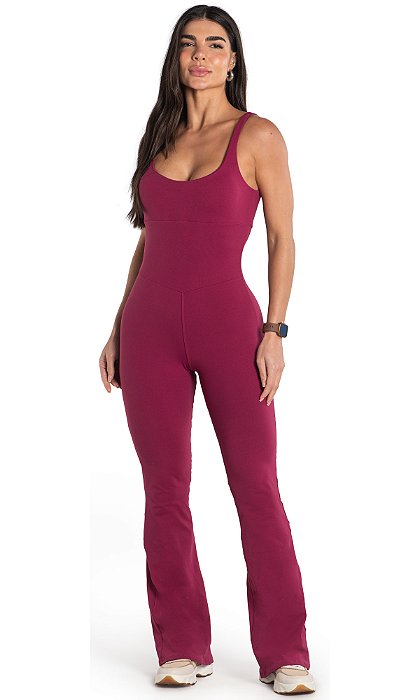 Macacão Du Sell Fit Bailarina com Bojo Removível