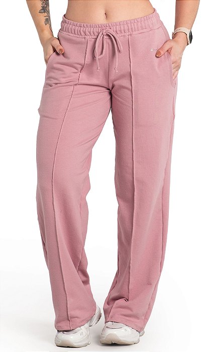 Calça Du Sell Sport Fleece com Nervuras