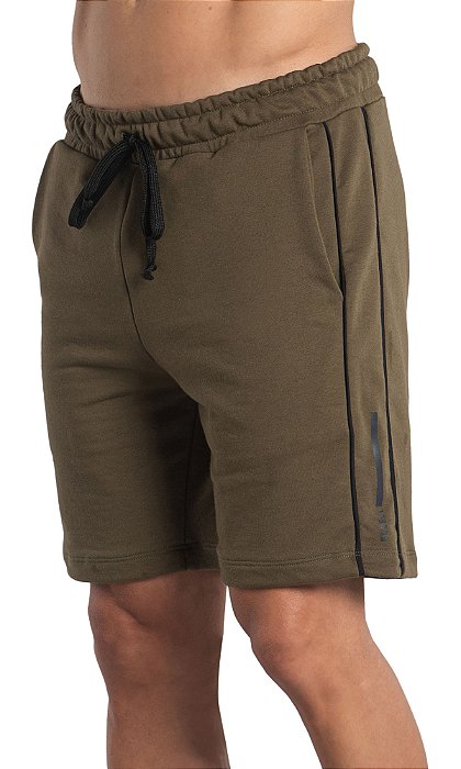 Bermuda Masculina Du Sell Moletom com Filetes