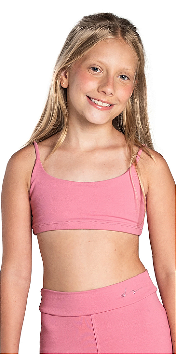 Top Du Sell Fit com Alcinhas Infantojuvenil