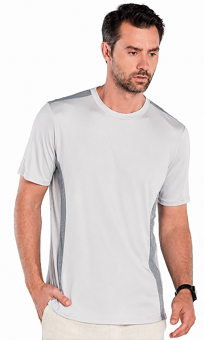 Camisa Masculina Du Sell Skin Fit com Skin Fit Listrado