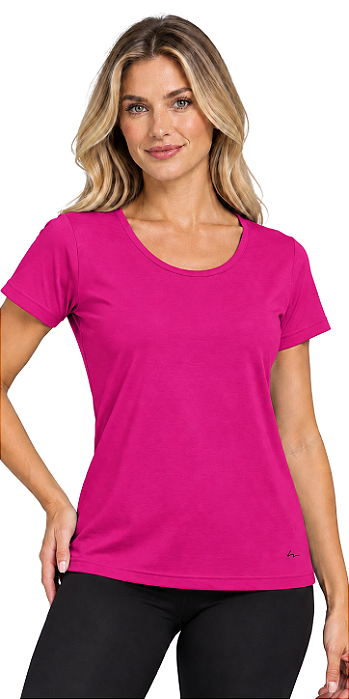 Blusa Du Sell Viscolycra Decote Redondo
