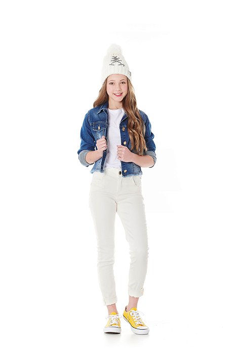 jaqueta jeans juvenil