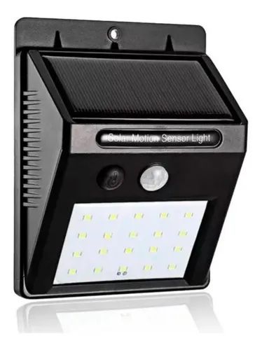 Luminária Solar Parede - Solar Powered Led Wall Light