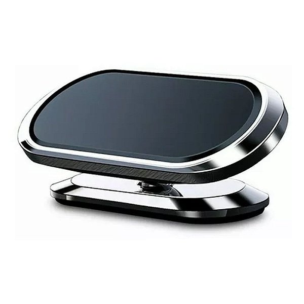 Suporte veicular p/ celular imã sucção magnética 360 Graus