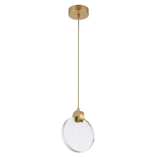 Pendente Led ZOE 3W 3000K Dourado