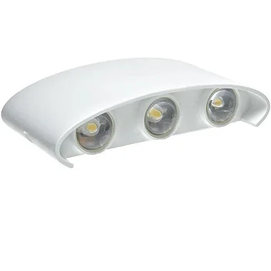 Arandela Led 6W 3 Fachos 3000K Bivolt