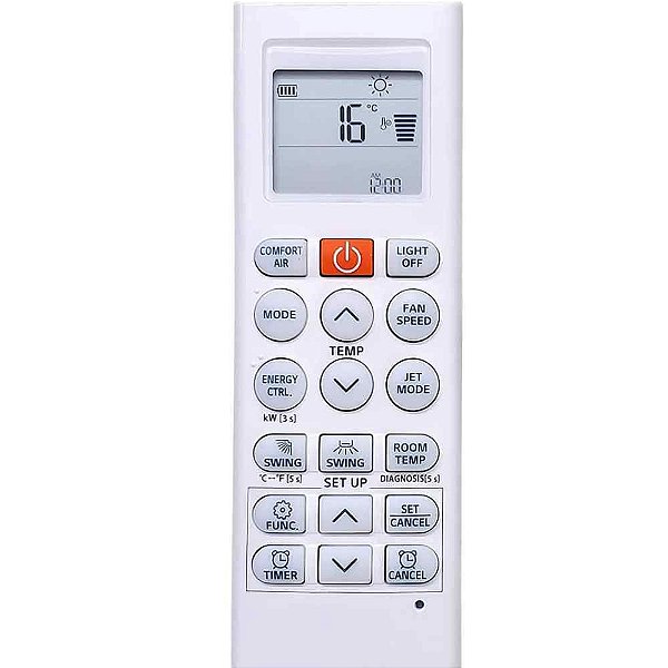 Controle Remoto Ar Condicionado Compatível LG Dual Inverter Somente Frio Série AKB ASU ASN S4U USN