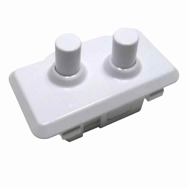 Interruptor Duplo W10471975 Rf Brastemp Bre50nb Branco Pino