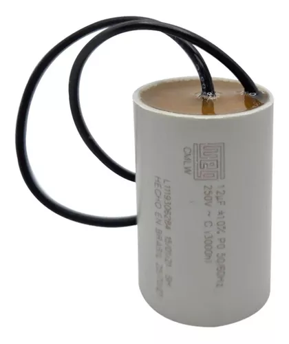 Capacitor 12uf 250v plastico fio