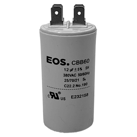 Capacitor 12uf 380v plastico terminal