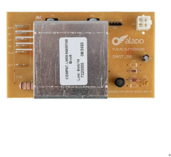 Placa De Potência Bivolt Para Lavadora LM08 FWL22 64800148